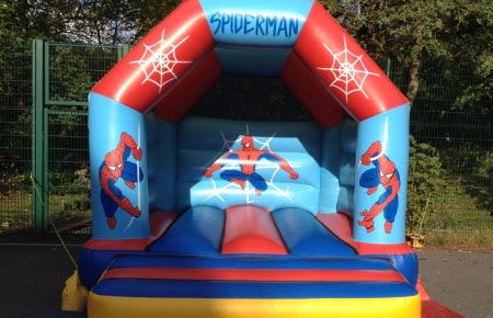 Spider-Man bouncy castle