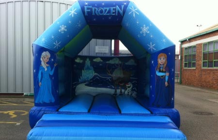 Frozen bouncy castle
